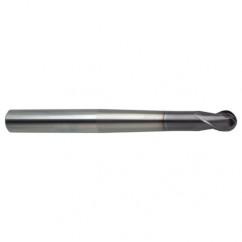 2mm Dia. - 80mm OAL 2 FL 30 Helix Firex Carbide Ball Nose End Mill - Apex Tool & Supply