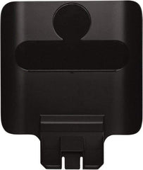 Rubbermaid - Square Lid for Use with 23 Gal Rectangular Recycle Containers - Black, Polypropylene, For Slim Jim Trash Cans - Apex Tool & Supply