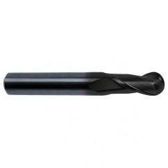 1/16" Dia. - 1-1/2" OAL - 30 Helix Super-A CBD Ball Nose EM - 2 FL - Apex Tool & Supply