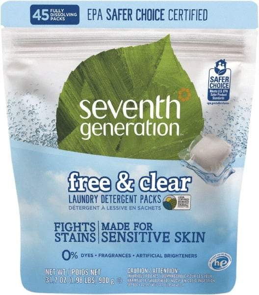 Seventh Generation - 31.7 oz Liquid Laundry Detergent - Unscented - Apex Tool & Supply
