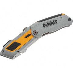 Stanley - 2-7/16" Blade, 8" OAL, Straight Pocket Knife - 4-3/4" Closed Length, Steel, 1 Blade, 1 Edge - Apex Tool & Supply