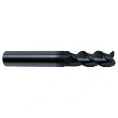 5/16" Dia. - 3" OAL - 45° Helix Super-A Carbide End Mill - 3 FL - Apex Tool & Supply