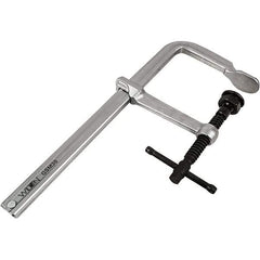Wilton - 5-1/2" Throat Depth, 12" Max Capacity, Heavy-Duty F Sliding Arm Clamp - 2,660 Lb Clamping Pressure - Apex Tool & Supply