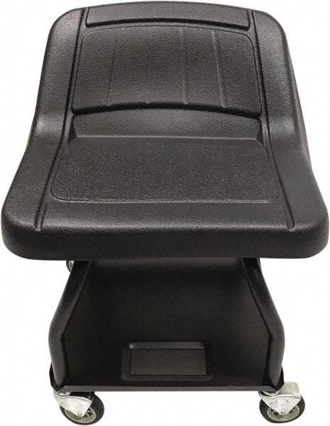 Whiteside - 440 Lb Capacity, 4 Wheel Creeper Seat with Tray - Steel, 15" Long x 25" High x 15" Wide - Apex Tool & Supply