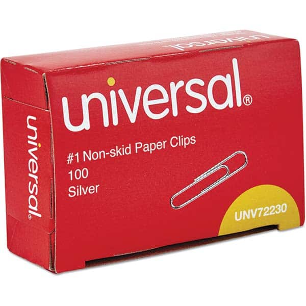UNIVERSAL - Binder Clips Binder Type: Paper Fastener Color: Silver - Apex Tool & Supply