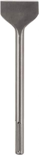 DeWALT - 3" Head Width, 12" OAL, 1-1/8" Shank Diam, Scaling Chisel - SDS Max Drive, SDS Max Shank, Steel - Apex Tool & Supply