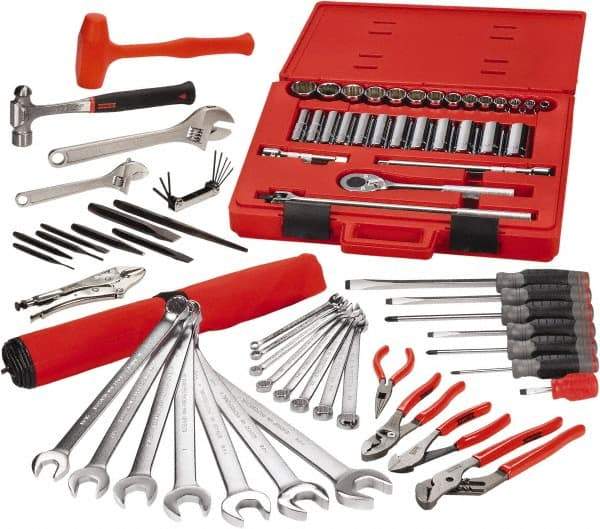 Proto - 78 Piece 1/2" Drive Master Tool Set - Comes in Tool Box - Apex Tool & Supply