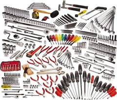 Proto - 334 Piece 1/4, 3/8 & 1/2" Drive Master Tool Set - Comes in Roller Cabinet - Apex Tool & Supply