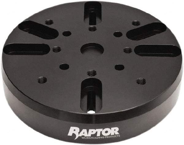 Raptor Workholding - 9-7/8" Jaw Width, 2" High Riser - For Use with 4 & 5 Axis Workholding Systems - Apex Tool & Supply