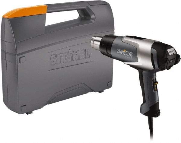 Steinel - 120 to 1,200°F Heat Setting, 4 to 13 CFM Air Flow, Heat Gun - 120 Volts, 13.5 Amps, 1,600 Watts, 6' Cord Length - Apex Tool & Supply
