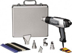 Steinel - 120 to 1,150°F Heat Setting, 4 to 13 CFM Air Flow, Heat Gun Kit - 120 Volts, 13.3 Amps, 1,600 Watts, 6' Cord Length - Apex Tool & Supply