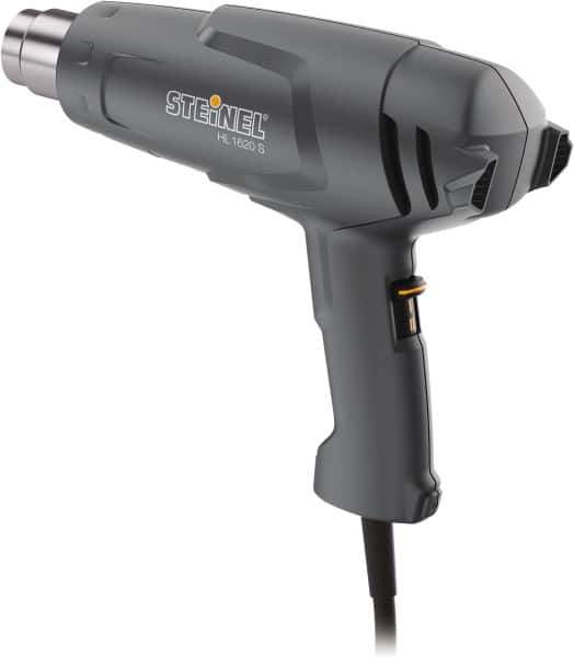 Steinel - 575 to 950°F Heat Setting, 8 to 13 CFM Air Flow, Heat Gun - 120 Volts, 10.9 Amps, 1,300 Watts, 6' Cord Length - Apex Tool & Supply