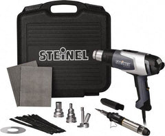 Steinel - 120 to 1,200°F Heat Setting, 4 to 13 CFM Air Flow, Heat Gun Kit - 120 Volts, 13.5 Amps, 1,600 Watts, 6' Cord Length - Apex Tool & Supply