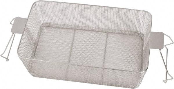 CREST ULTRASONIC - Stainless Steel Parts Washer Basket - 5.177" High, Use with Parts Washers - Apex Tool & Supply