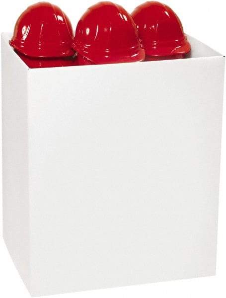 Made in USA - 30" Wide, 1 Compartment, 200#/ECT-32-B Corrugated Pamphlet & Literature Displays - White - Apex Tool & Supply