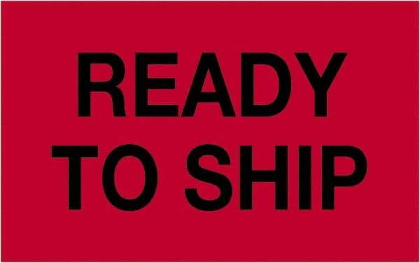 Tape Logic - 2" Long, Fluorescent Red Paper Shipping Label - For Multi-Use - Apex Tool & Supply