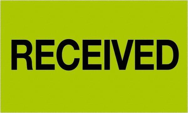 Tape Logic - 5" Long, Fluorescent Green Paper Shipping Label - For Multi-Use - Apex Tool & Supply
