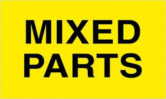 Tape Logic - 5" Long, Fluorescent Yellow Paper Shipping Label - For Multi-Use - Apex Tool & Supply