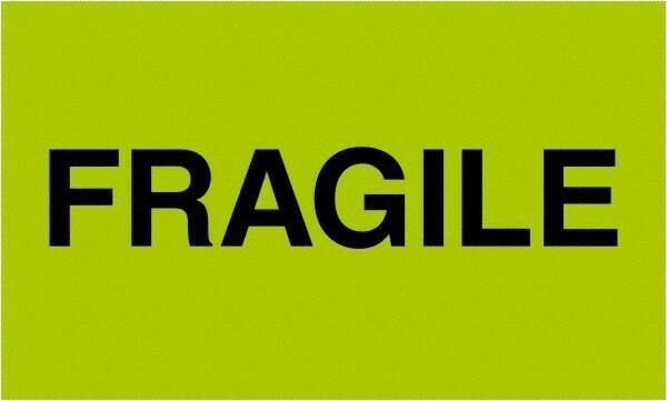 Tape Logic - 5" Long, Fluorescent Green Paper Shipping Label - For Multi-Use - Apex Tool & Supply
