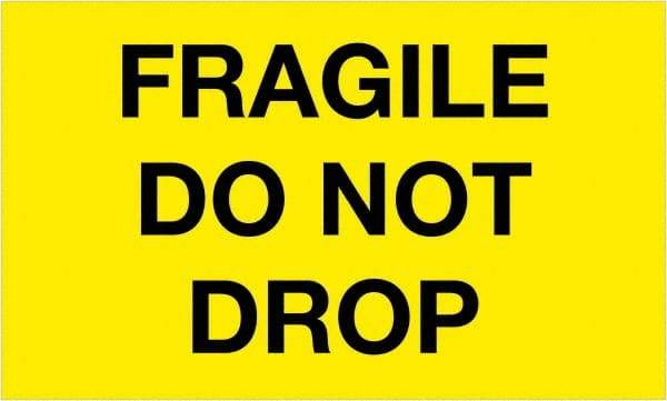 Tape Logic - 5" Long, Fluorescent Yellow Paper Shipping Label - For Multi-Use - Apex Tool & Supply