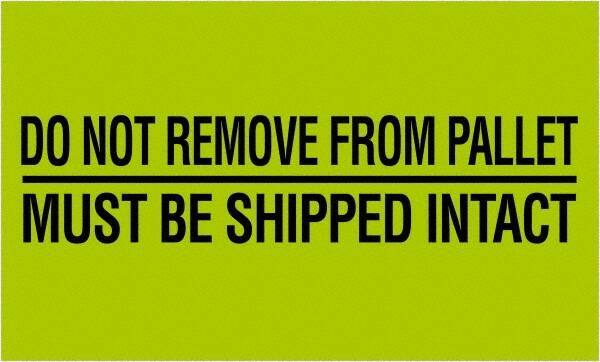 Tape Logic - 5" Long, Fluorescent Green Paper Shipping Label - For Multi-Use - Apex Tool & Supply