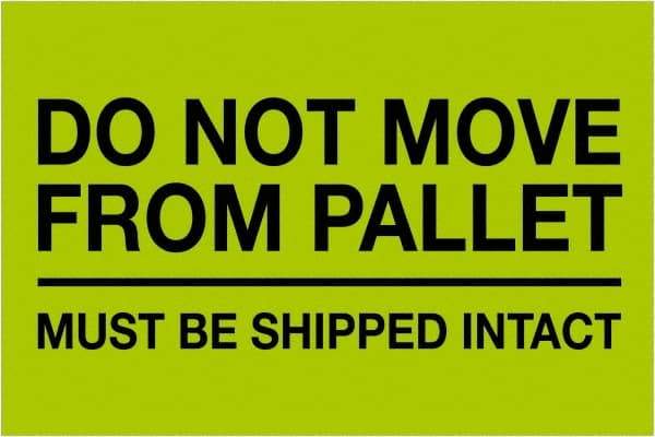 Tape Logic - 6" Long, Fluorescent Green Paper Shipping Label - For Multi-Use - Apex Tool & Supply