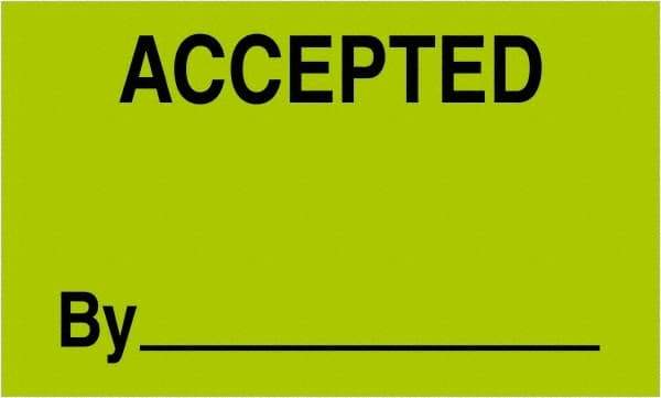 Tape Logic - 5" Long, Fluorescent Green Paper Shipping Label - For Multi-Use - Apex Tool & Supply