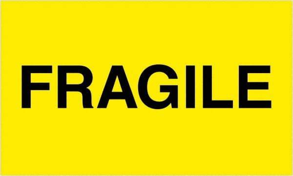 Tape Logic - 5" Long, Fluorescent Yellow Paper Shipping Label - For Multi-Use - Apex Tool & Supply