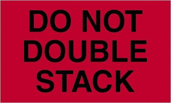 Tape Logic - 5" Long, Fluorescent Red Paper Shipping Label - For Multi-Use - Apex Tool & Supply