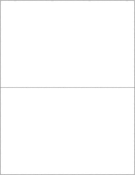 Tape Logic - 8-1/2" Long, Opaque White Paper Laser Label - For Laser Printers - Apex Tool & Supply