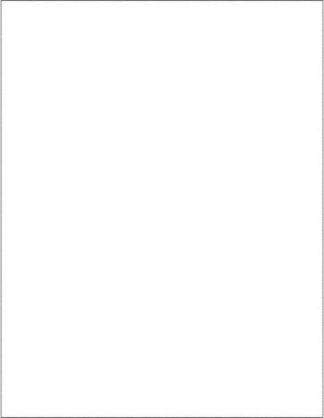 Tape Logic - 11" Long, White Paper Laser Label - For Laser Printers - Apex Tool & Supply