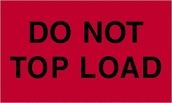 Tape Logic - 5" Long, Fluorescent Red Paper Shipping Label - For Multi-Use - Apex Tool & Supply