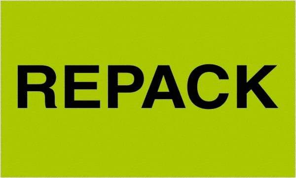 Tape Logic - 5" Long, Fluorescent Green Paper Shipping Label - For Multi-Use - Apex Tool & Supply
