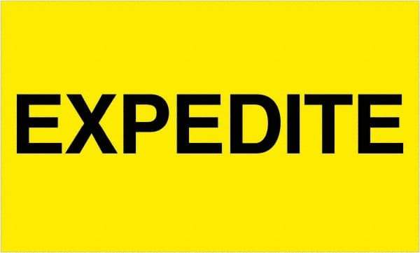 Tape Logic - 5" Long, Fluorescent Yellow Paper Shipping Label - For Multi-Use - Apex Tool & Supply
