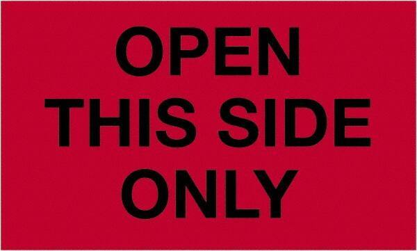 Tape Logic - 5" Long, Fluorescent Red Paper Shipping Label - For Multi-Use - Apex Tool & Supply