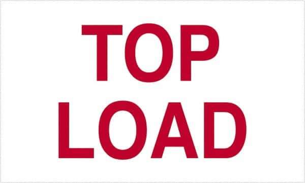 Tape Logic - 5" Long, Red/White Paper Shipping Label - For Multi-Use - Apex Tool & Supply