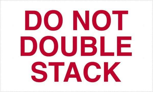 Tape Logic - 5" Long, Red/White Paper Shipping Label - For Multi-Use - Apex Tool & Supply