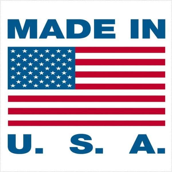 Tape Logic - 5/8" Long, White, Blue, & Red Paper Shipping Label - For Multi-Use - Apex Tool & Supply