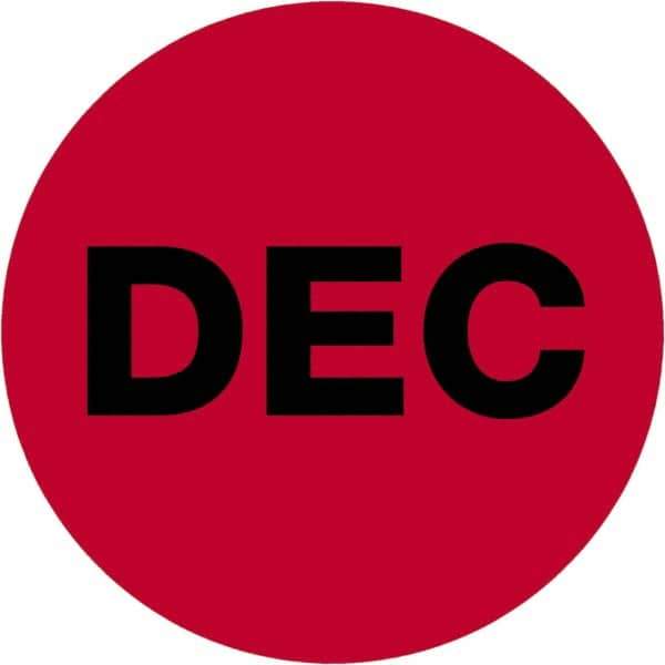 Tape Logic - 1" Long, Fluorescent Red Paper Inventory Labels - For Multi-Use - Apex Tool & Supply