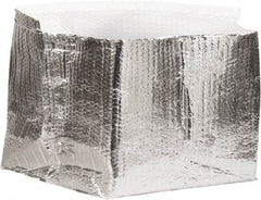 Made in USA - 12" Long x 12" Wide x 6" High x 3/16" Thick Box Liner - Silver, Case - Apex Tool & Supply