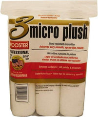 Wooster Brush - 5/16" Nap, 9" Wide Paint Roller Cover - Smooth Texture, Microfiber - Apex Tool & Supply