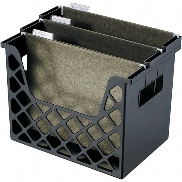UNIVERSAL - Black File Boxes-Portable - Plastic - Apex Tool & Supply