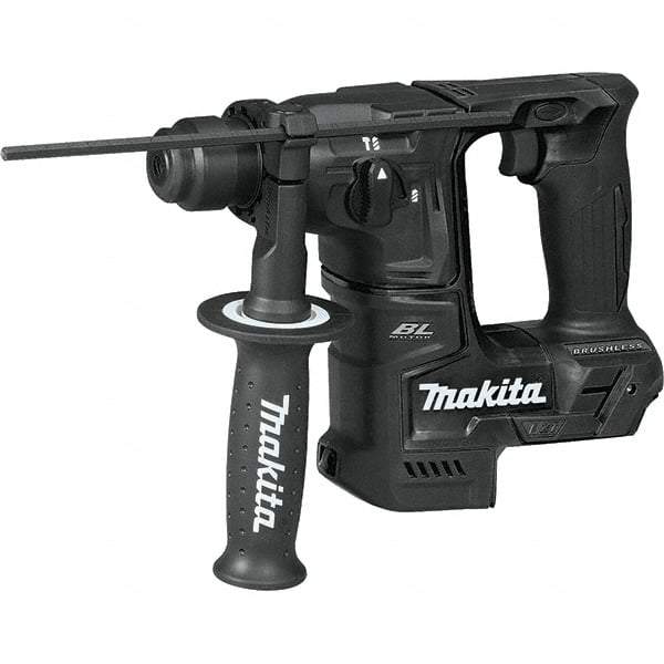 Makita - 18 Volt 11/16" SDS Plus Chuck Cordless Rotary Hammer - 0 to 4,800 BPM, 0 to 680 RPM, Reversible, D-Handle - Apex Tool & Supply