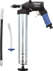 Umeta - Flexible & Rigid Air-Operated Grease Gun - 16 oz Capacity, 1/8 Thread Outlet, Cartridge & Suction Fill - Apex Tool & Supply