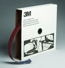 1-1/2" x 50 yds - P320 Grit - Aluminum Oxide - J Weight - Utility Cloth Roll 314D - Apex Tool & Supply