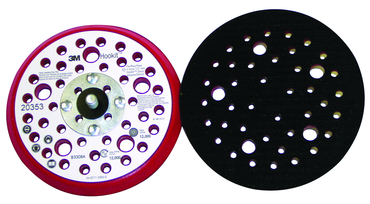 6 x 3/8" - 5/16-24 External Hookit(TM) Clean Sanding Low Profile Disc Pad - Apex Tool & Supply
