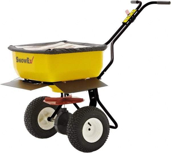 Trynex - 160 Lb Polyethylene Walk Behind Broadcast Landscape Spreader - 12" Pneumatic Wheels - Apex Tool & Supply