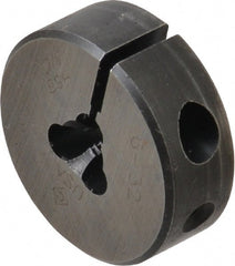 Cle-Line - #6-32 UNC High Speed Steel Round Adjustable Die - Apex Tool & Supply