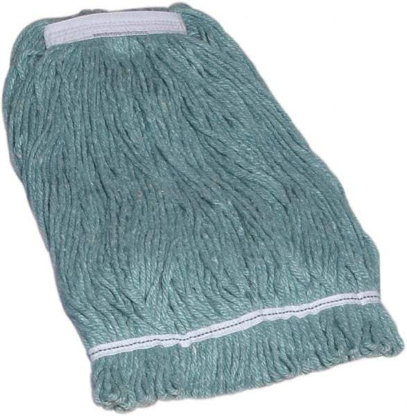 Ability One - 1-1/4" Large Blended Fiber Loop End Mop Head - 4 Ply, Side Loading Connection - Apex Tool & Supply