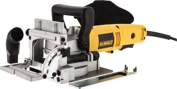 DeWALT - 6.5 Amp, 10,000 RPM, Plate Joiner Kit - 20mm Depth of Cut - Apex Tool & Supply